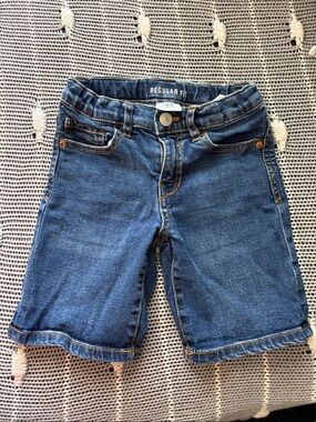 Zara Regular Fit Kids Denim Shorts - Blue